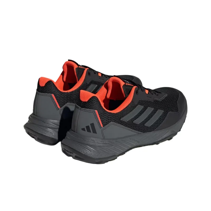 Adidas Tracefinder Trail Breathable Support Low Top Trail Running Shoes Men's Black-4