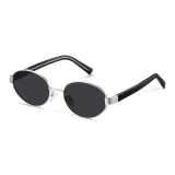Nocap BSV-Silver Frame with Black Gray Lens