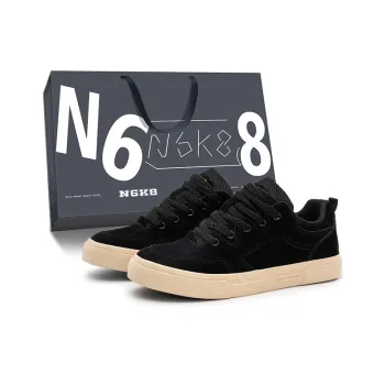 N6K8 Anti Slip And Wear Resistant Breathable Low Top Skateboard Shoes Unisex