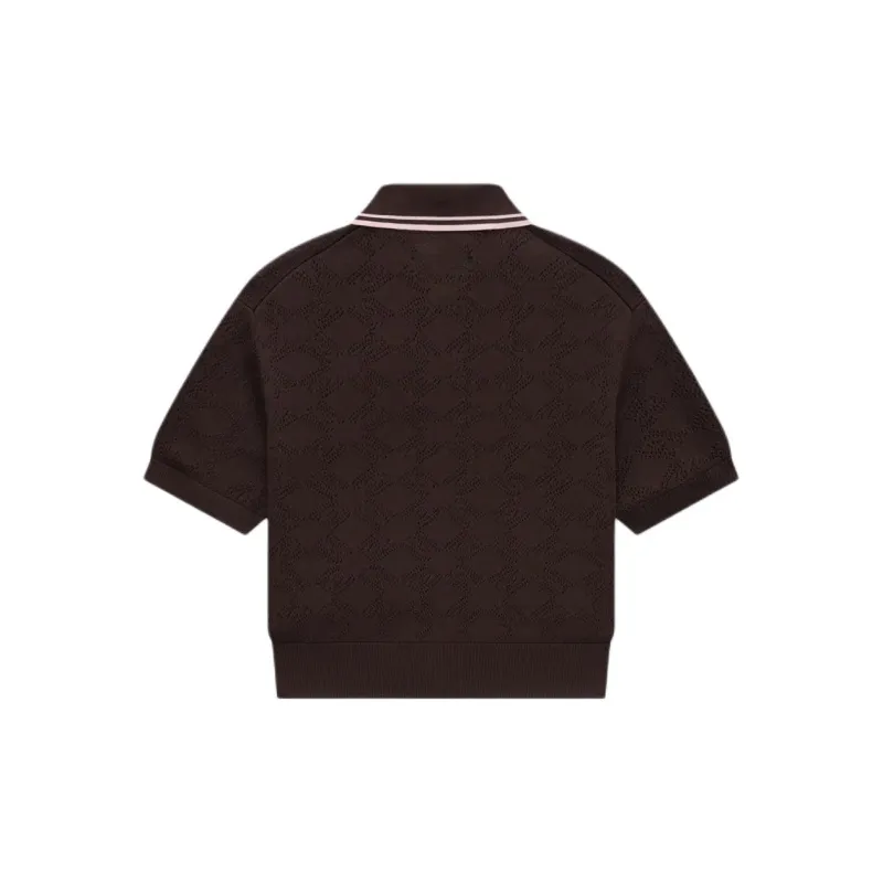 AMIRI SS25 Polo Shirt Women's Brown-1