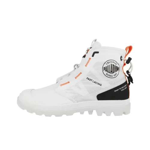 Palladium Pampa Ankle Boots Unisex White
