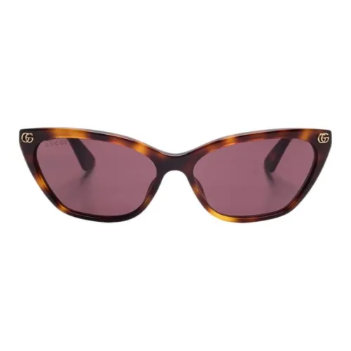 Bottega Veneta Facet Cat Eye Frame Sunglasses