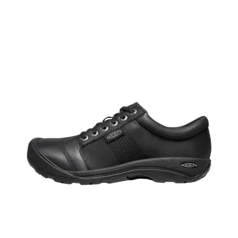 KEEN Austin Abrasion-Resistant Low-Top Casual Shoes Men's Black-0