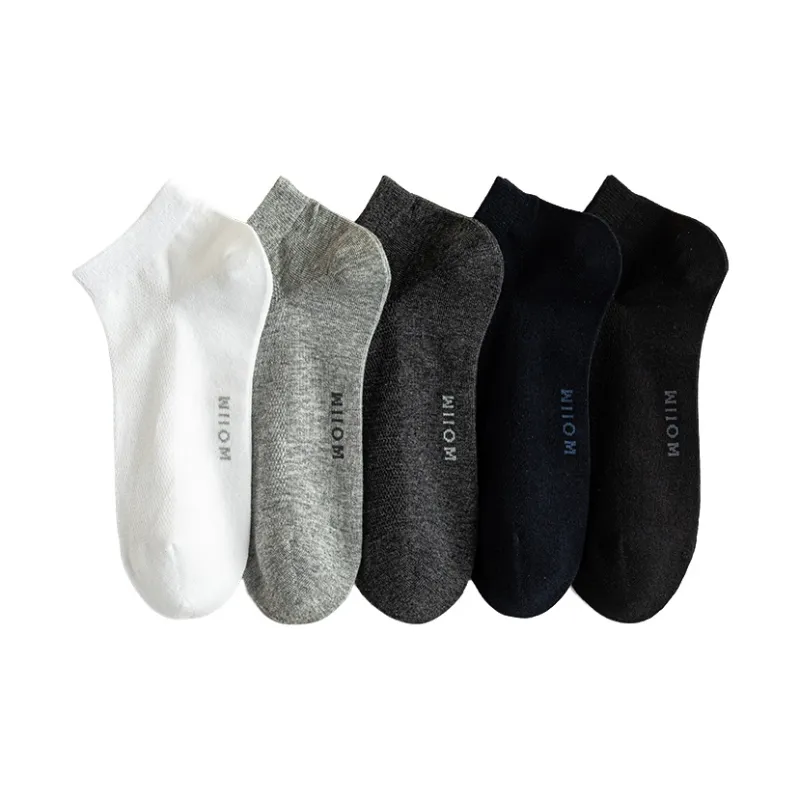 MIIOW Ankle Socks Men's 5 Pack Mixed Color-0