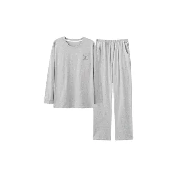 GOSO Pajama Set Men's Light Gray