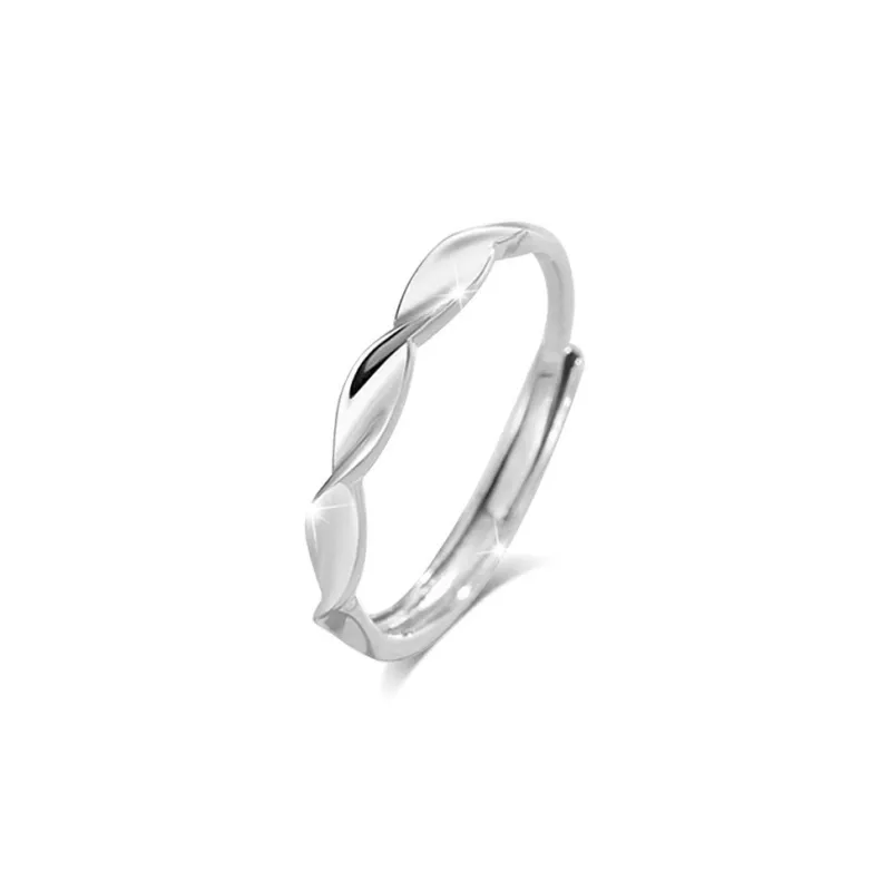 BLANK IN BLANK Sterling Silver Rings Unisex-10