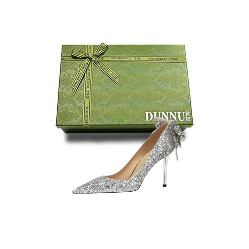 Dunnu Slim Heel High Heels 8cm Women's Box Included-21