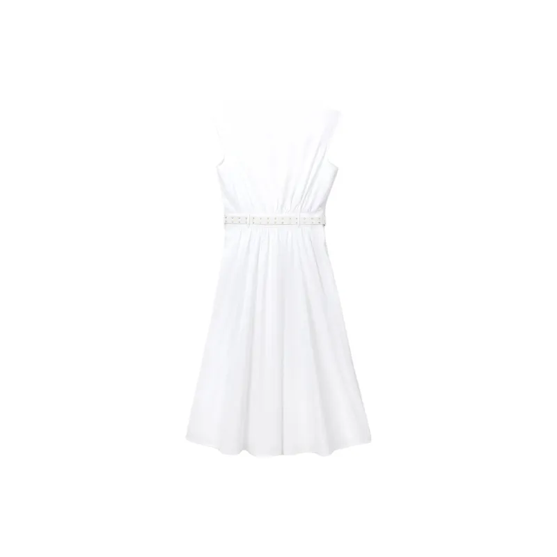 MICHAEL KORS Sleeveless Dress Women's White-1