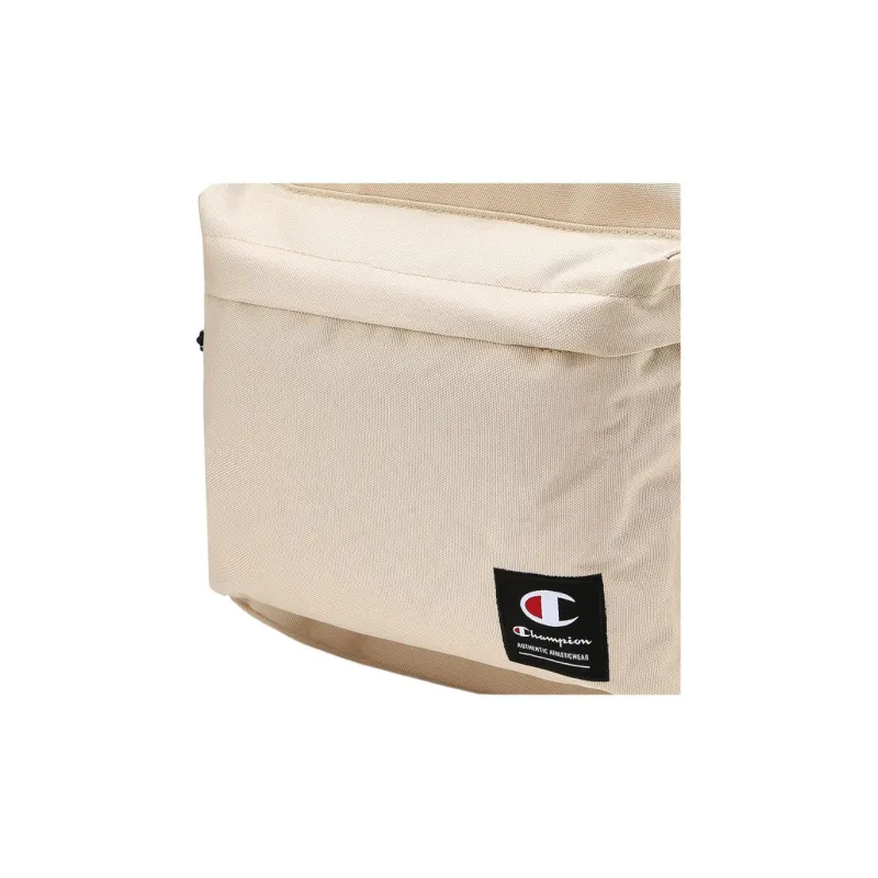 Champion Polyethylene Woven Material With Polyester Backpack Unisex Beige-3