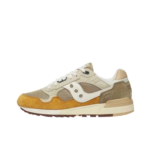 Saucony Shadow 5000 Slip Resistant Low Top Running Shoes Unisex Beige