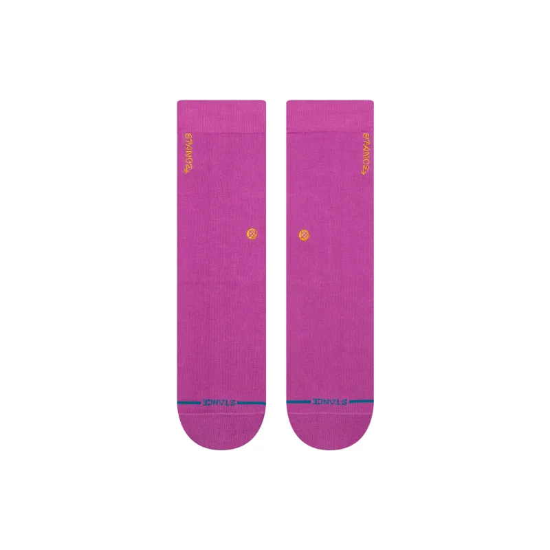 Stance Mid Calf Socks Women's 1 Pack Fuchsia-1