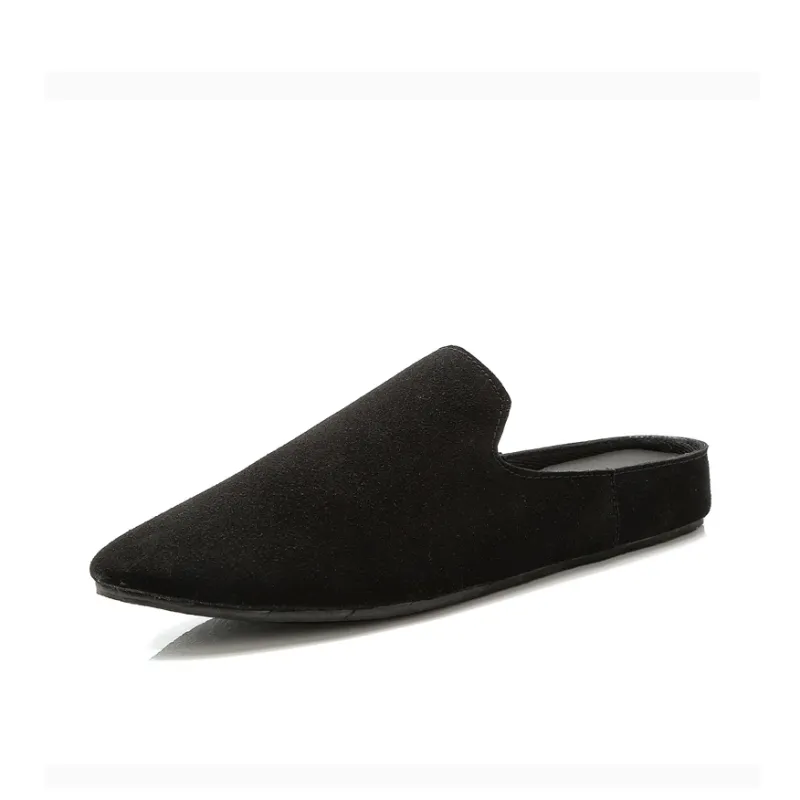 KUPE Rubber Sole Slip Resistant Closed Toe Slippers Men's-0