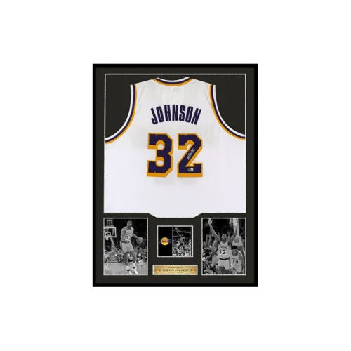 Three For Los Angeles Lakers Basketball Fan Supplies Framed Outer Frame Dimensions Approximately 78x98cm White Unisex