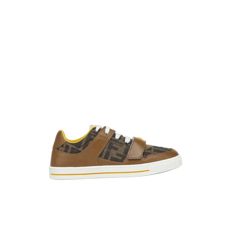 FENDI ROMA Low Top Kids' Skateboarding Shoes Brown Kids'-1