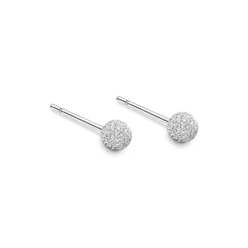 SEVEN COOK 990 Silver Stud Earrings Women's