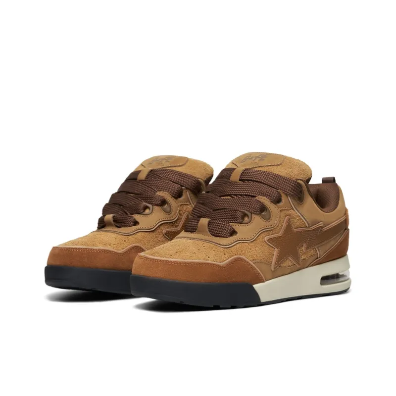 A BATHING APE Slip Resistant Low Top Casual Shoes Men's-4
