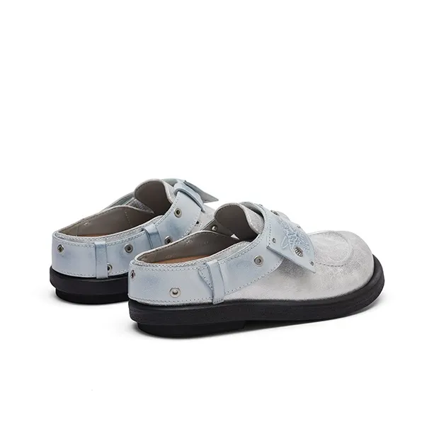 SUGARSU Abrasion Resistant Slip Resistant Closed Toe Slippers Unisex Silver-3
