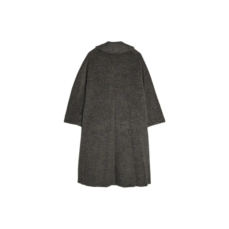 COMME DES GARCONS SHIRT Shaggy Coat 'Charcoal Grey'-1