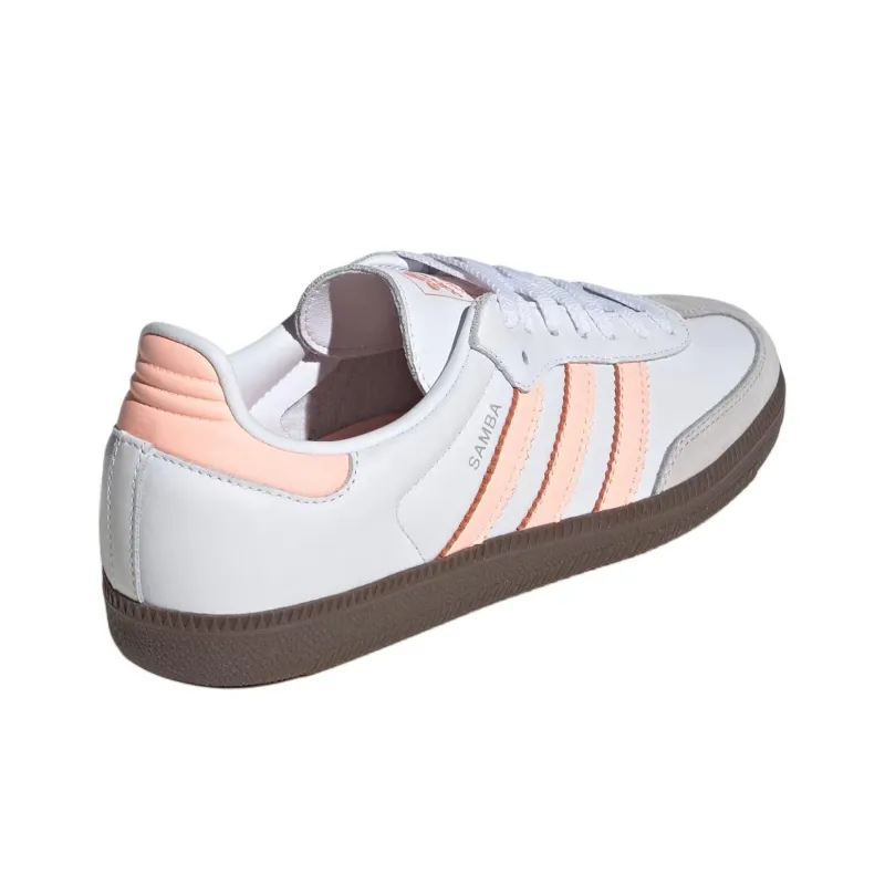 Adidas Samba Og Cloud White Clear Orange Semi Coral Women's-3