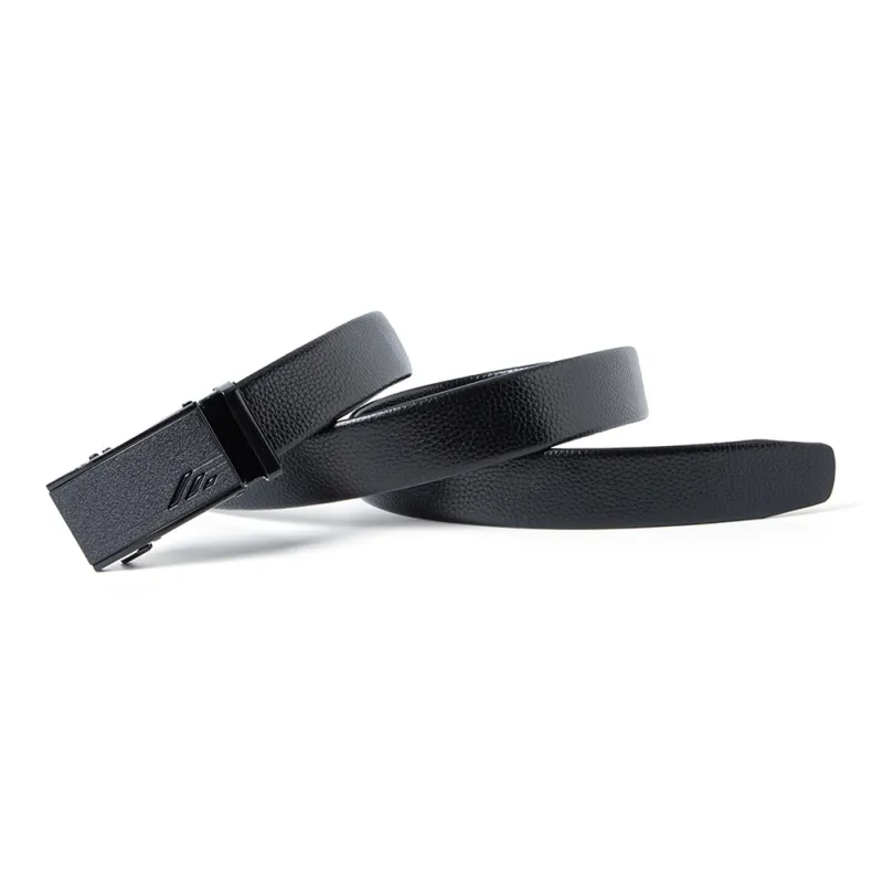 BAIJUAN Alloy Leather Belts Men's Width 3.5CM-1