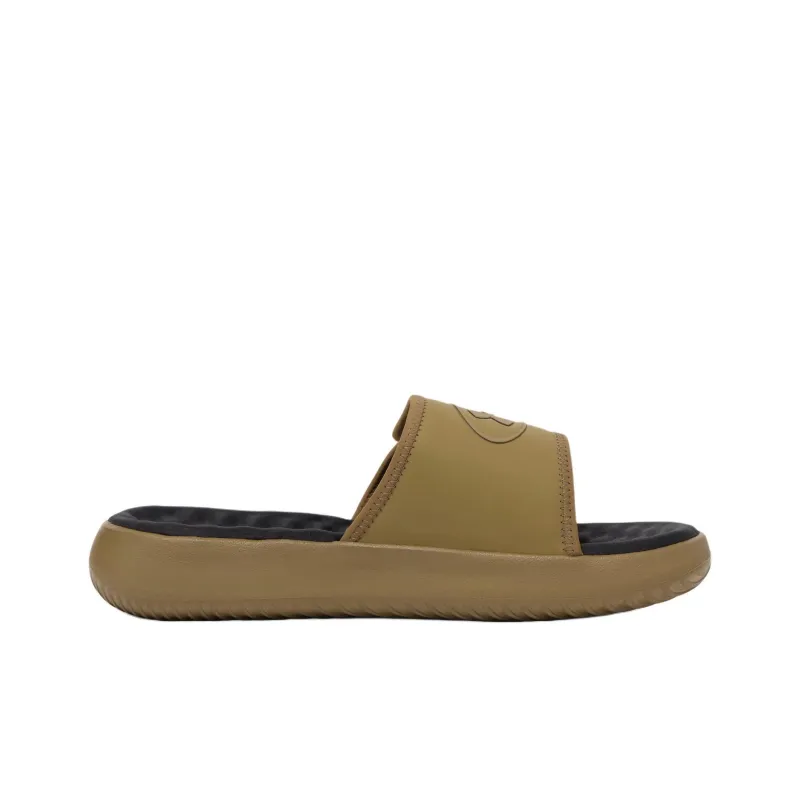 Under Armour Ignite Pro Slip Resistant Abrasion Resistant Slide Slippers Men's Brown-1