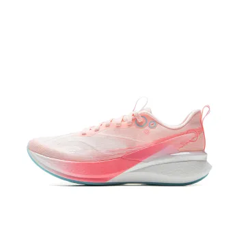 LiNing Red Hare 8PRO Cushioned Slip Resistant Abrasion Resistant Low Top Casual Running Shoes Women's Pink