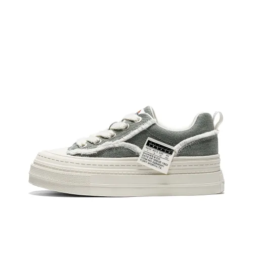 Dickies Low-Top Skateboard Shoes Women's Khaki Green