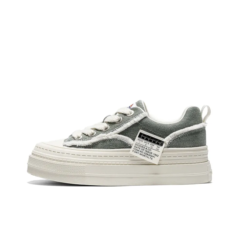 Dickies Low-Top Skateboard Shoes Women's Khaki Green-0