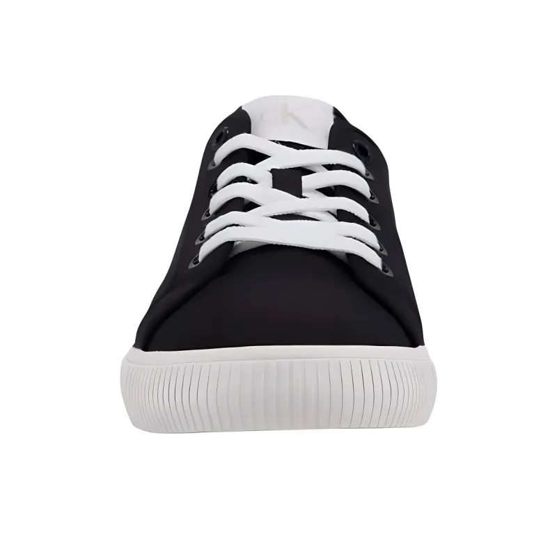 CKJ CALVIN KLEIN JEANS Low-Top Canvas Shoes Men's Black-2