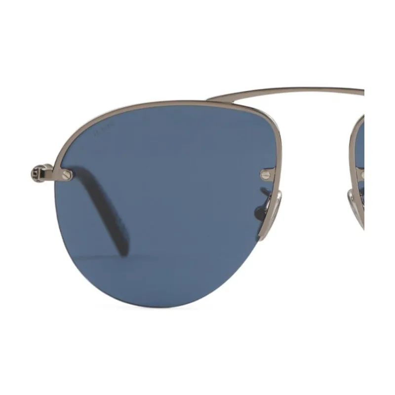 TOD'S Aviator Sunglasses Unisex Silver-2