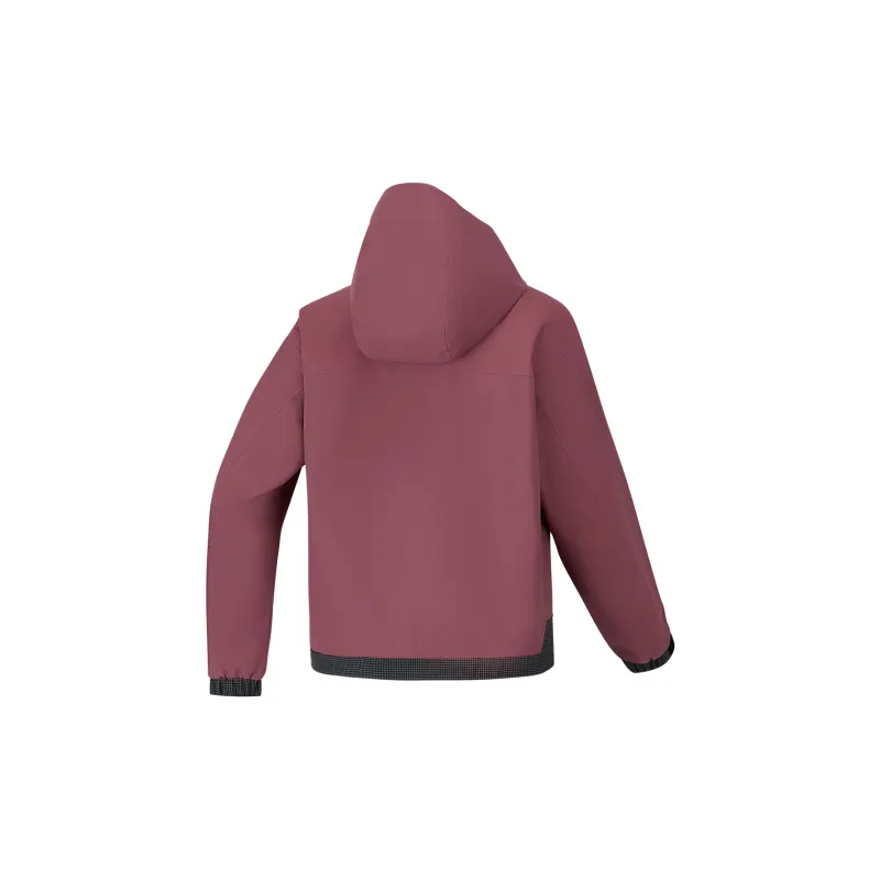 Skechers Outdoor Hiking Water Resistant Windproof And Rainproof Windbreaker Jacket Women's Plum-1