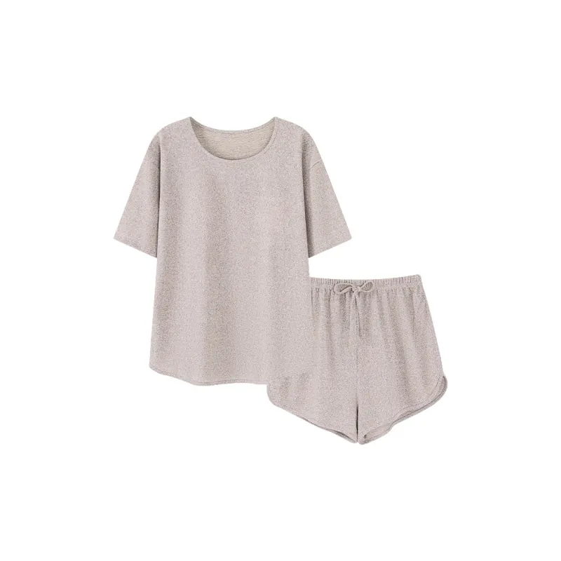 MADALLO Pajama Set Women's Tea Brown-0