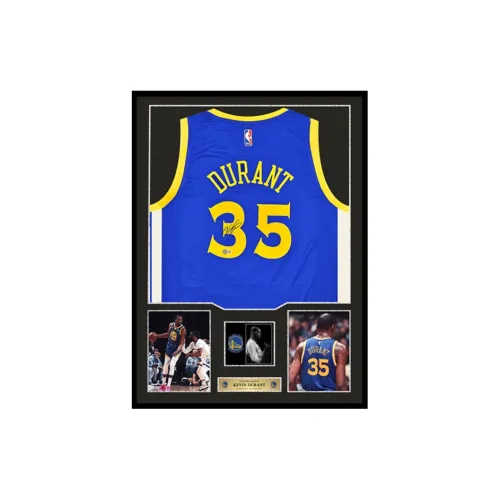 Three For Golden State Warriors Basketball Fan Supplies Framed Outer Frame Dimensions Approximately 78x98cm Blue Unisex