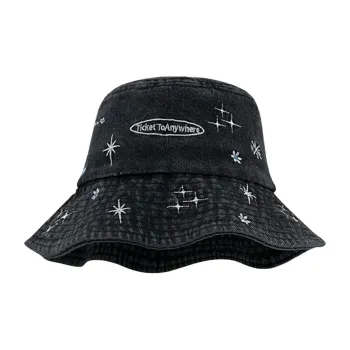 IOTS Vintage Face Framing Versatile Minimalist Style Bucket Hats Women's