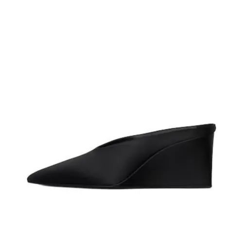 Alaia Rubber Sole Wrap toe Slippers Women's Black