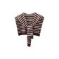 Coffee White Stripes