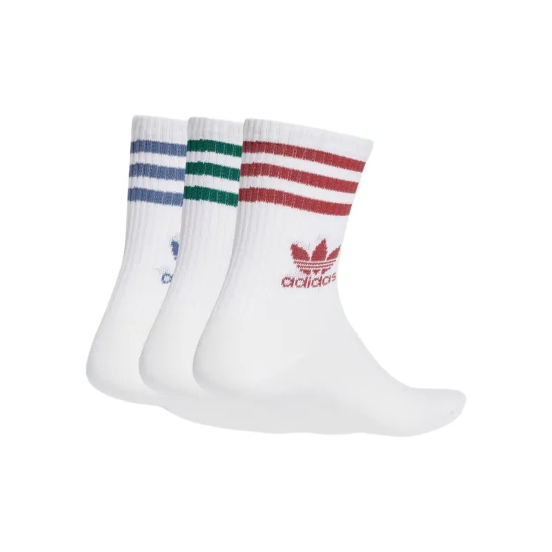 Adidas Mid Cut Crew Socks 3 Pairs-1