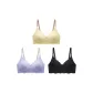 3 Pack Gray Blue+Black+Light Yellow