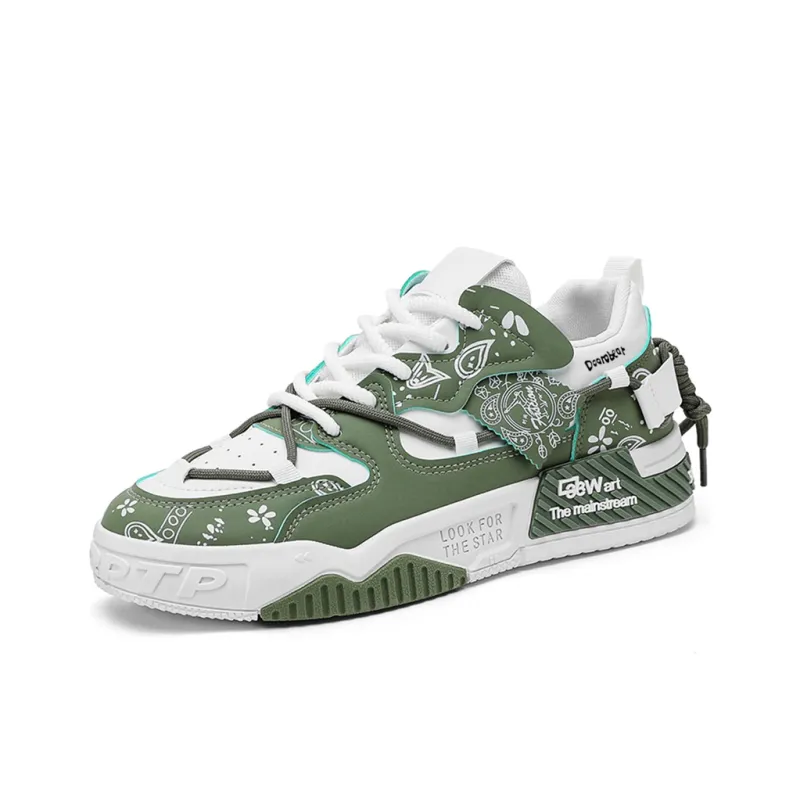 Budding Bear Low-Top Skateboard Shoes Men's-9