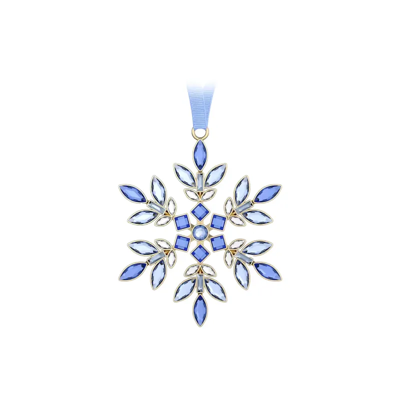 Swarovski Faux Crystal Metal Polyester Pendants Women's Blue-1