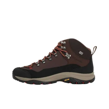 Columbia Steens Slip Resistant Mid Top Hiking Shoes Men's Brown