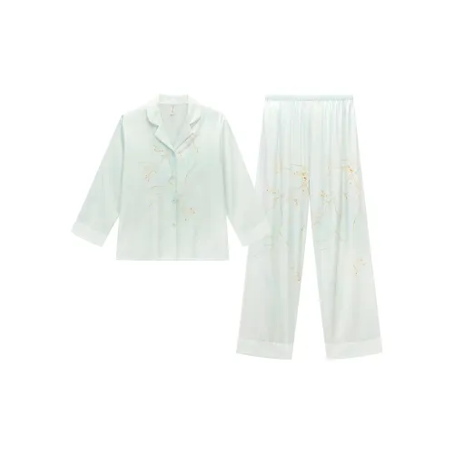 Shanghai Story Pajama Set Women's Aqua Green