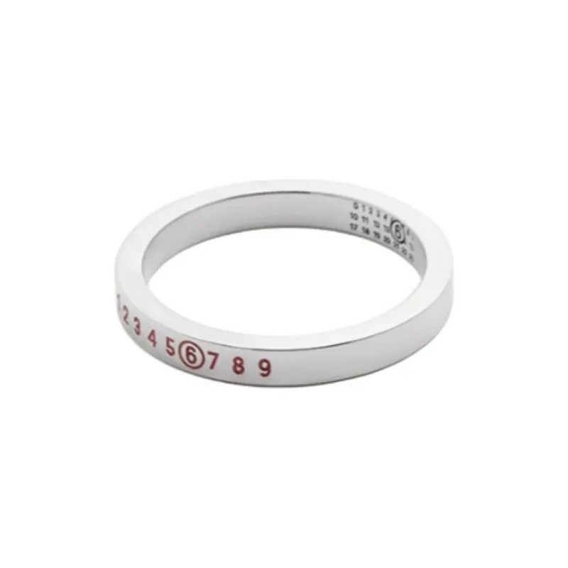 MM6 Maison Margiela Brass Rings Unisex Silver-1