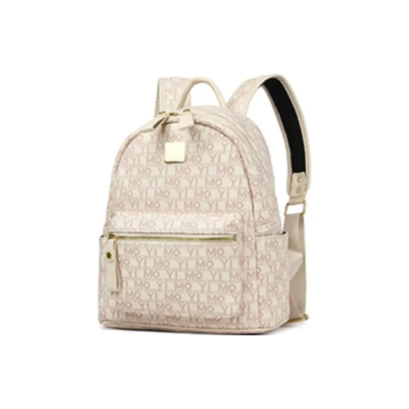 ResNonverba PU Backpack Regular Women's Ecru-1