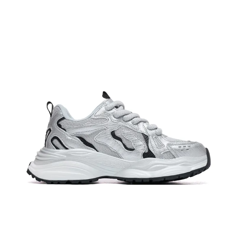 CEDAR HAN Coverage Height Increasing Lightweight Breathable Slip Resistant Low Top Chunky Sneakers-8