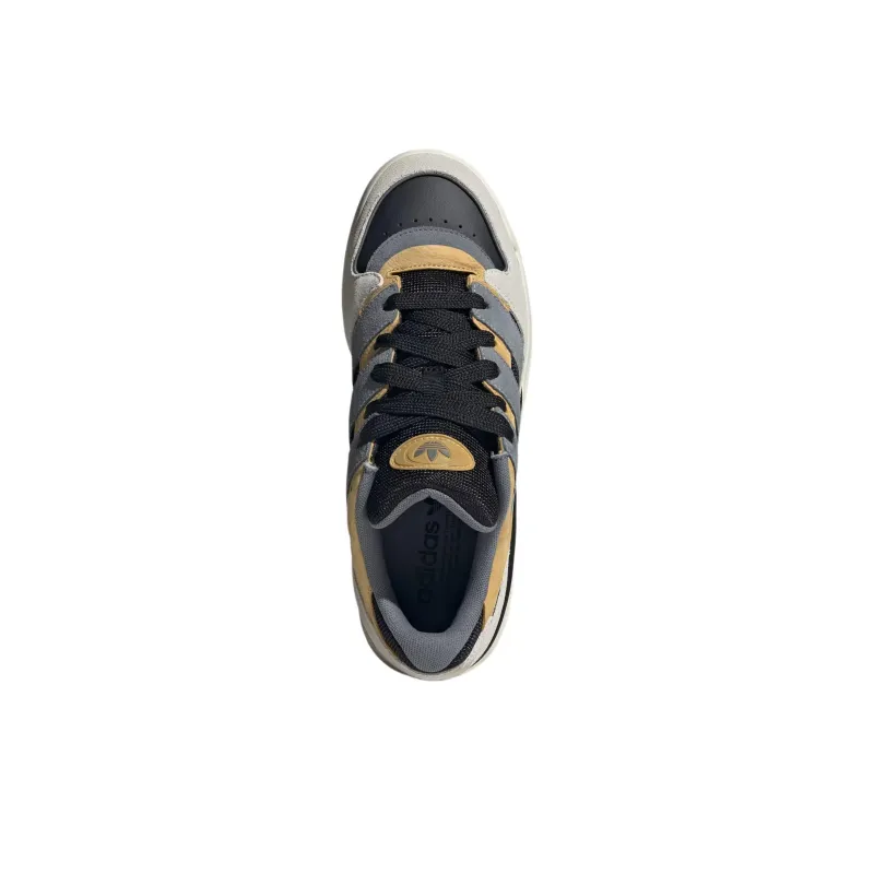Adidas Forum Puffed Black Oat Off White-2