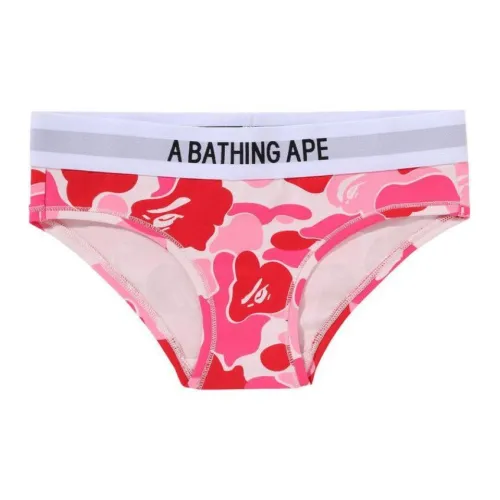 A BATHING APE Abc Camo Shorts 'Pink'