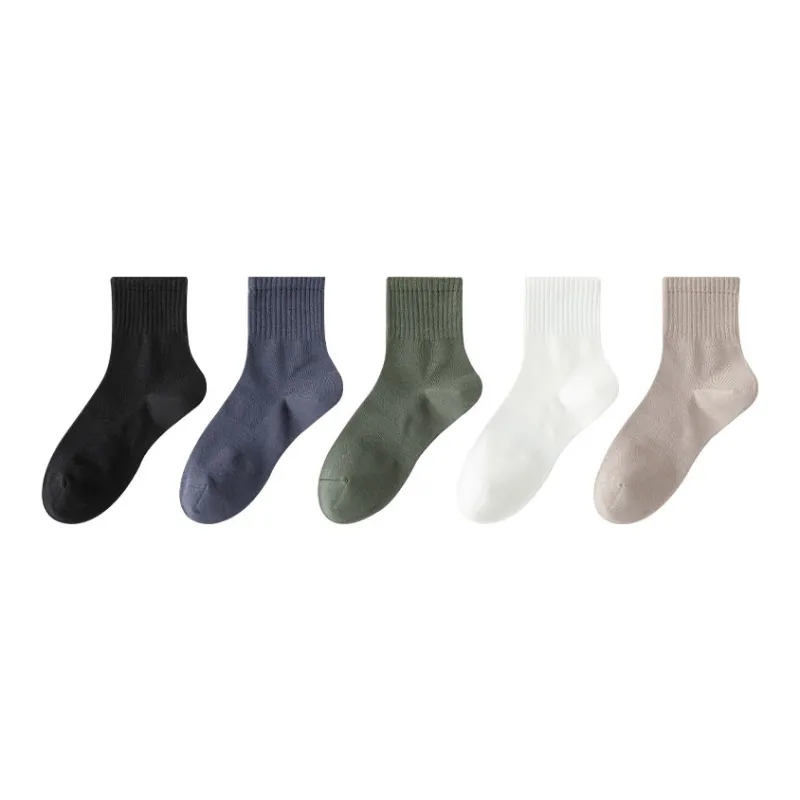 MIIOW Mid-Calf Socks Men's 5 Pack-0