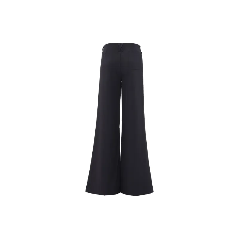 Rose Casual Pants Women's Black-1