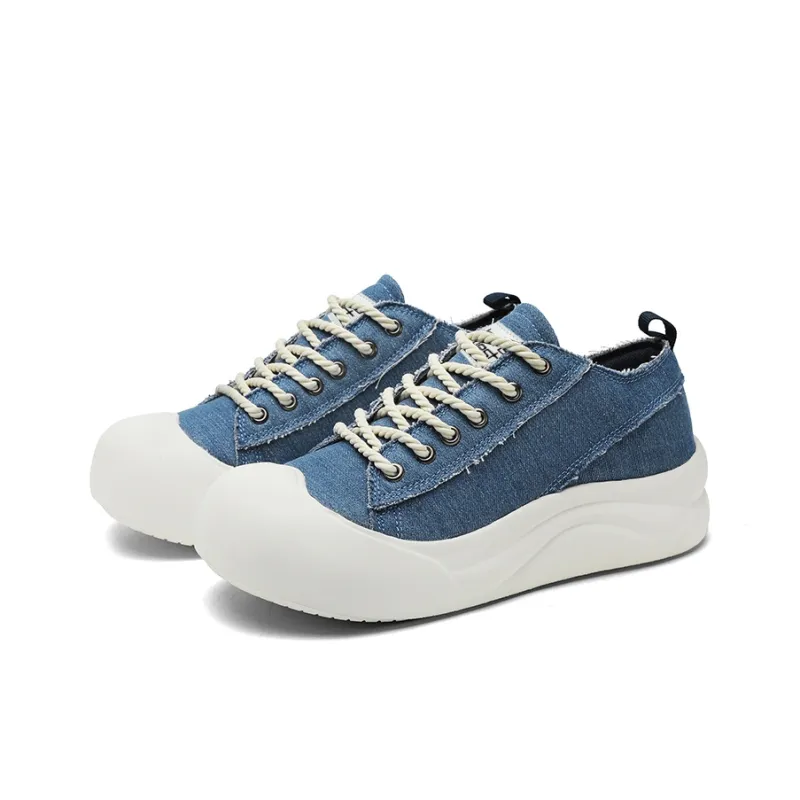 JEANSWEST Trendy Sports New Fashion Big Head Shoes Breathable Low Top Casual Shoes Unisex High End Shoe Box Men's-2